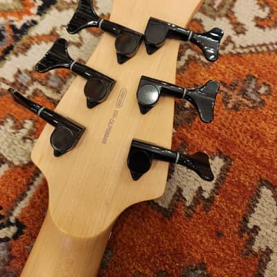 Yamaha TRB-1006 - 6 String Bass-Flamed Maple Top-Gig Bag-Set Up image 3