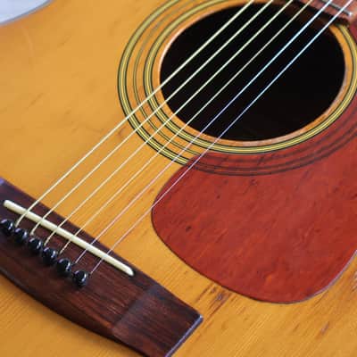 1970's Yamaha Japan FG-160 Folk Acoustic Guitar image 5
