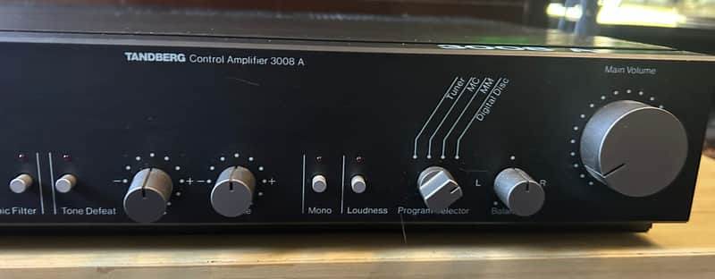 Tandberg 3008a Preamp 2000-2010 - Black