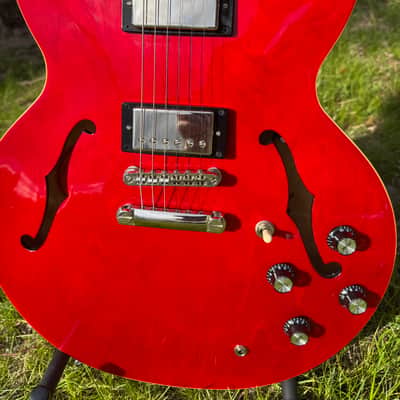 Epiphone “Inspired By Gibson” ES-335 (July 2023) Cherry (Frets Levelled, Crowned,& Polished, Full Set Up) image 7