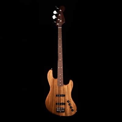 Fender Custom Shop Masterbuilt Jason Smith Custom Classic Jazz Bass NOS Zebrawood Natural With Case image 2