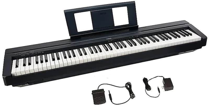 Yamaha P-45 Digital Piano - Black image 1