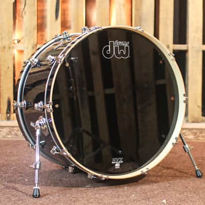 DW Performance Gloss Black Bass Drum - 14x24 image 1
