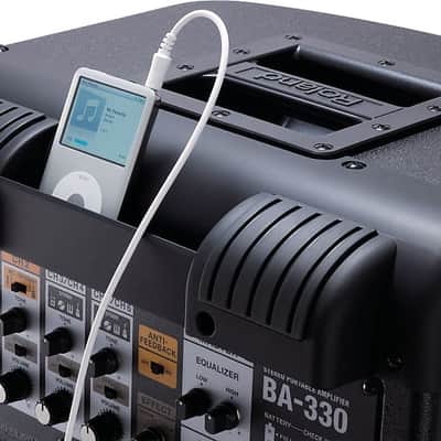Roland BA-330 Portable Stereo Digital PA System Battery Power Support image 7