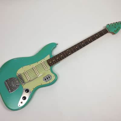 Fender Pawn Shop Bass VI 2012 - Nitro Refin Seafoam Green image 2