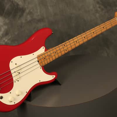 1983 Fender Bullet Bass Deluxe B-34 long scale Red image 11
