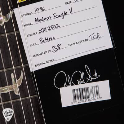 2024 - PRS Modern Eagle V - Black Gold Wraparound Burst image 16