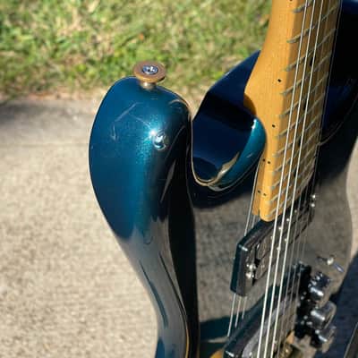 1981 Kramer Blue Sunburst Strat Head Pacer with the original HSC and paperwork image 11