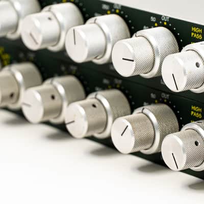 Two Daking 52270 Mic/Line EQ Preamps *Consecutive Serials* w/ Quad-Output Power Supply - Pristine Studio Clarity image 3
