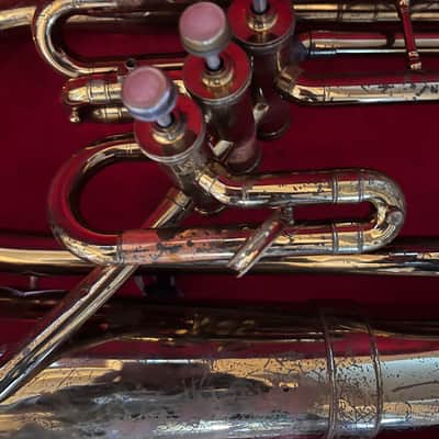 King 627 Baritone Horn – 1930s Pre-War – Upright Bell – H.N. White USA image 5
