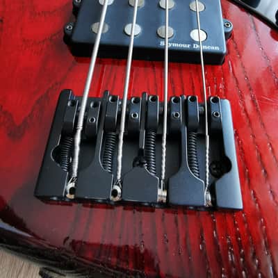 Bzone Jazz Bass MM 2012 - Translucent candy Red imagen 12