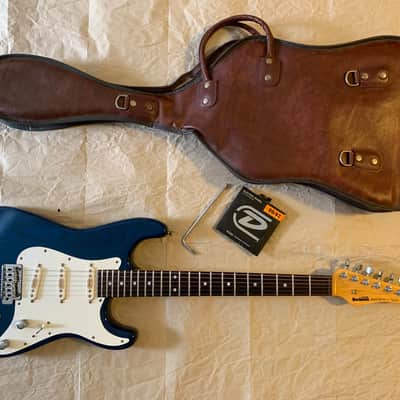 Rockoon Schaller Strat type electric guitar 1987 - Transparent Blue, Kawai made in Japan Very Good Condition with Gigbag image 22