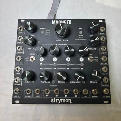 Strymon Magneto Four Head dTape Echo and Looper Eurorack Unit 2010s - Black image 1