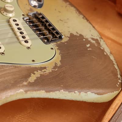 Fender Custom Shop 1960 Stratocaster Ultimate Relic Masterbuilt Dale Wilson Sonic Blue image 5