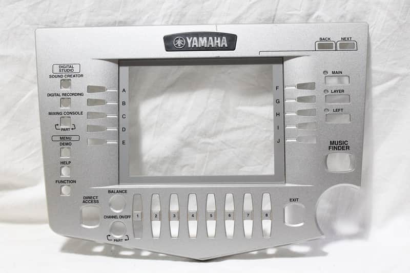 Yamaha PSR-1000 keyboard part - LCD plastic protection faceplate - PSR1000 PSR 1000 image 1