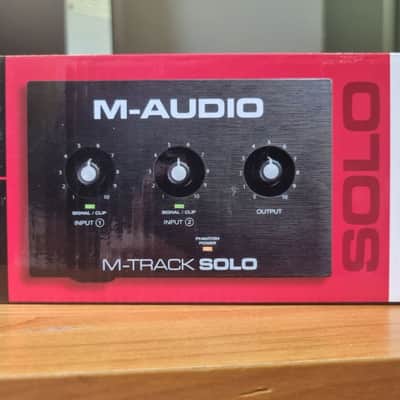 M-Audio M-Track Solo USB Audio Interface 2020 - Present - Black image 3