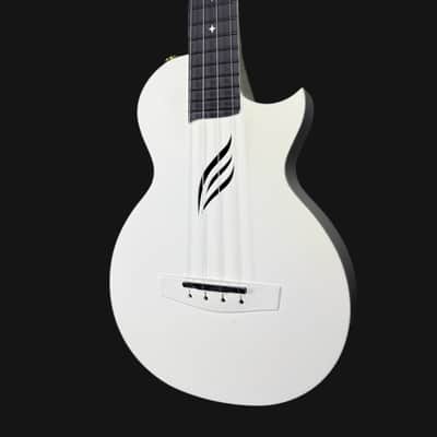 Enya Nova U White, Carbon Fibre, Concert Ukulele W/ Case image 3