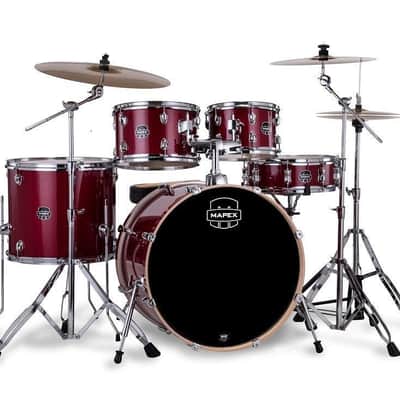 Mapex Venus 5 Piece Drum Kit | Crimson Red Sparkle image 1