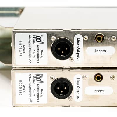 Two Daking 52270 Mic/Line EQ Preamps *Consecutive Serials* w/ Quad-Output Power Supply - Pristine Studio Clarity image 8