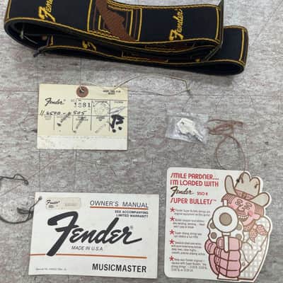 1978 Fender Musicmaster – Olympic White – Original Case - Original Vintage image 9