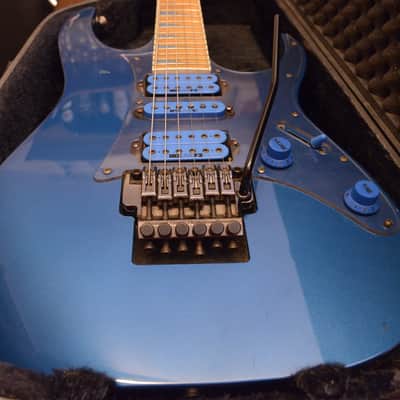 1991 Ibanez RG770DX Laser Blue Original MIJ Guitar Prestige J