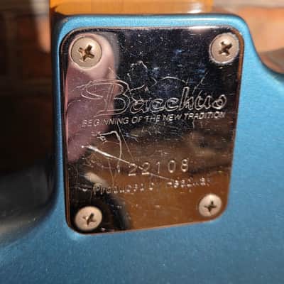 Japanese Bacchus BST-52 Blue w/ Van Zandt True Vintage Pickups image 20