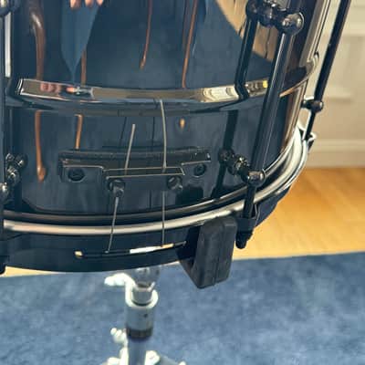World Max Vintage Black Chrome Brass Snare 7x13 MINT image 2