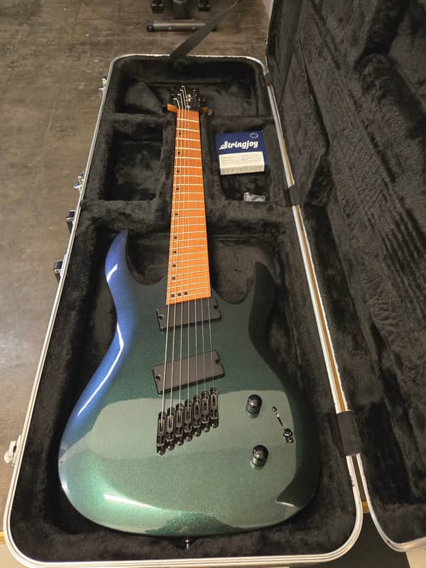Harley Benton R-457FFB Roasted MultiScale Flip Flop Blue (Chameleon) high-gloss image 1