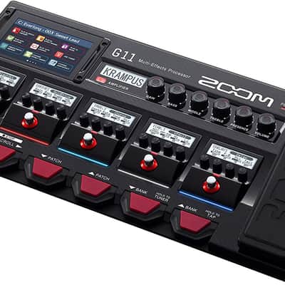 Zoom G11 Guitar Multi-Effects Processor with Expression Pedal, with Touchscreen Interface, 100+ Built in Effects, Amp Modeling, IR, Looper, Audio Interface for Direct Recording to Computer image 3