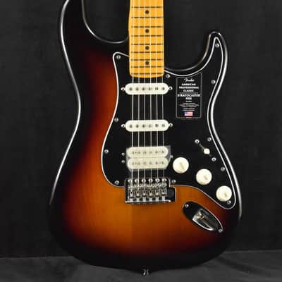 Mint Fender American Professional Classic Stratocaster HSS 3-Color Sunburst Maple Fingerboard image 1