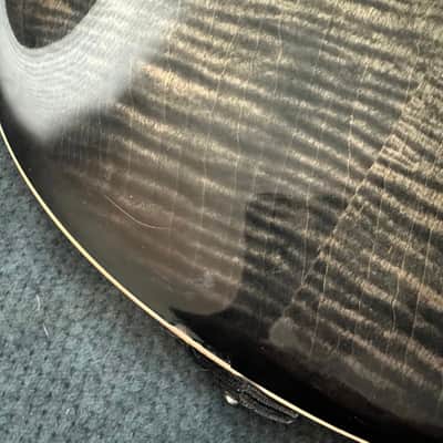 PRS Custom 24 Wood Library Charcoal burst Fishman Fluence modern pickups image 3