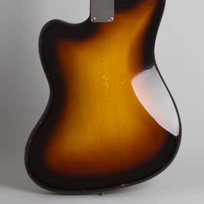 Fender  Jazzmaster Solid Body Electric Guitar (1960), ser. #54866, original brown tolex hard shell case. image 4