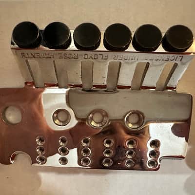 Peavey Wolfgang Bridge Plate – Ping Licensed Floyd Rose (2000s Era) Includes Schaller Original Floyd Rose Fine Tuning Screws image 2