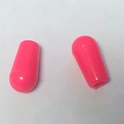 SK-0643-030 (2) Pink Metric Guitar Toggle Switch Tips Epiphone/Imported Guitar