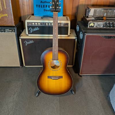 Simon & Patrick Songsmith Folk Acoustic Guitar w/Case - Sunburst (Used) image 1