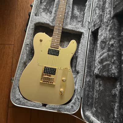 VIDEO! Squier John 5 Signature J5 Telecaster - (US customers, tax included in shipping cost) Frost Gold with hard case image 2