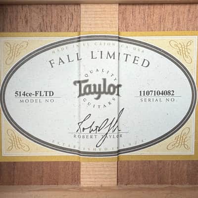 Taylor 514ce Fall Limited w/OHSC - Shaded Edgeburst (2014) image 10