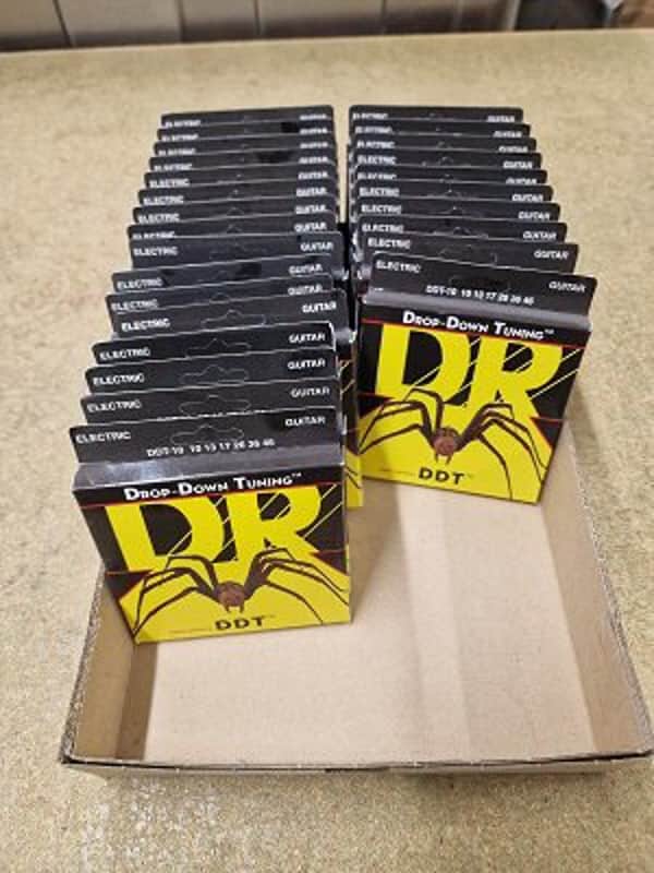 MONSTER PACK DR Strings Electric Guitar:DDT Drop Down Tuning - DDT-10 - 26 sets!!!!! image 1