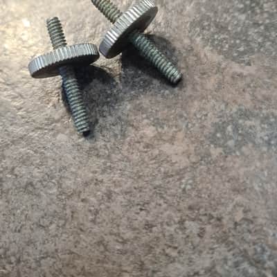 Gibson ABR-1 thumb wheels & pin posts 1950s 1960s - nickel image 2