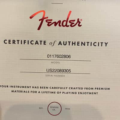 Fender Eric Clapton Artist Series Stratocaster Vintage Noiseless Pickups Black #US22089305 8lbs, 1oz image 5