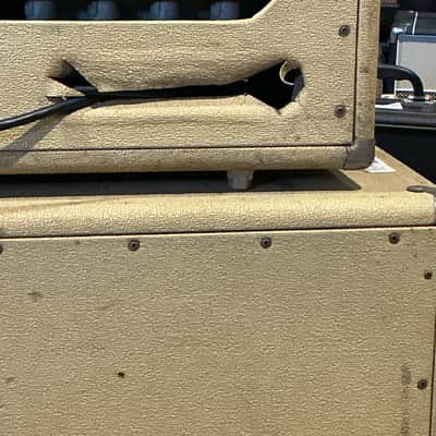 Fender 1963 Bandmaster band master Tube Amplifier Head with 1x15 115 Tone-Ring Speaker Cabinet - Local Pickup Only image 7