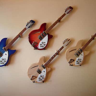 WHITE finish - Angled Hang'em High Guitar Wall Hanger for Acoustic Guitars image 7