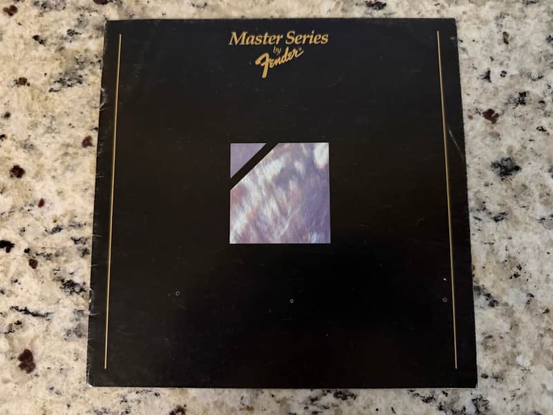Fender Master Series Catalog Brochure Esprit Flame D'Aquisto image 1