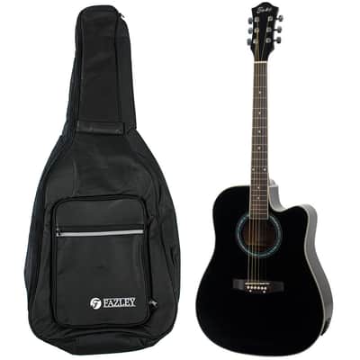 Fazley FE118CBK Electro-Acoustic Steel-String Guitar + Gig Bag image 1