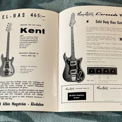 Hagstrom Pricelist for Electric Guitars and basses [Printed in Älvdalen, Sweden] 1995 image 6