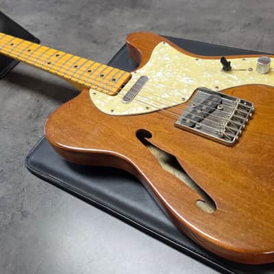 1971 Fender Telecaster Thinline American Vintage 70s USA Semi-Hollow Body Hollowbody F Hole Ash Recording Studio Electric Guitar Custom Color image 4