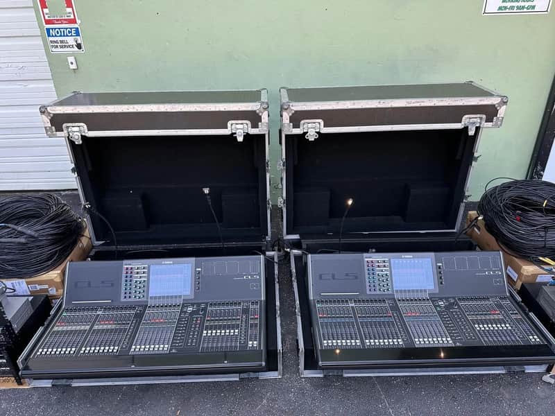YAMAHA CL5 CONSOLE WITH (1) RIO3224-D RACK UNIT (TRUEHEARTSOUND) image 1
