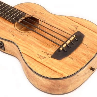 Hadean Spalted Maple UKB-28 Bass Uke Ukulele image 5
