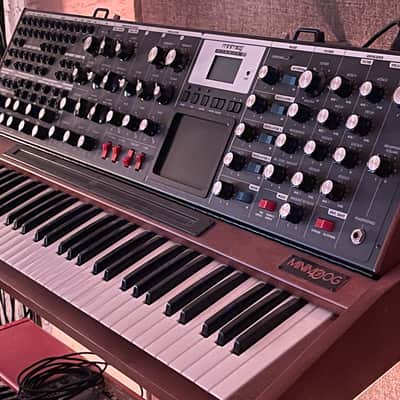 Moog Minimoog Voyager XL 61-Key Monophonic Synthesizer 2010 - Black with Wood Cabinet