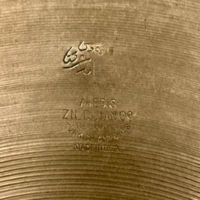 14" Zildjian A 1930s 1st / 2nd / Pre-Trans Stamp Hi-Hat Single Splash Cymbal 514g *Video* image 4